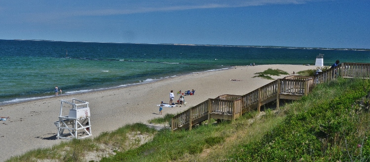 beach scene